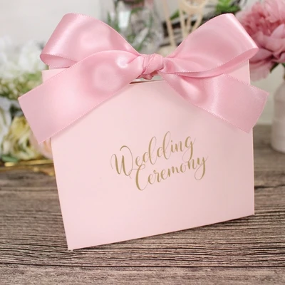 favor box F 50 шт./партия, бумажный контейнер для шоколада, свадебные подарочные коробки для дня рождения, вечерние коробки, свадебные коробки - Цвет: favor box F