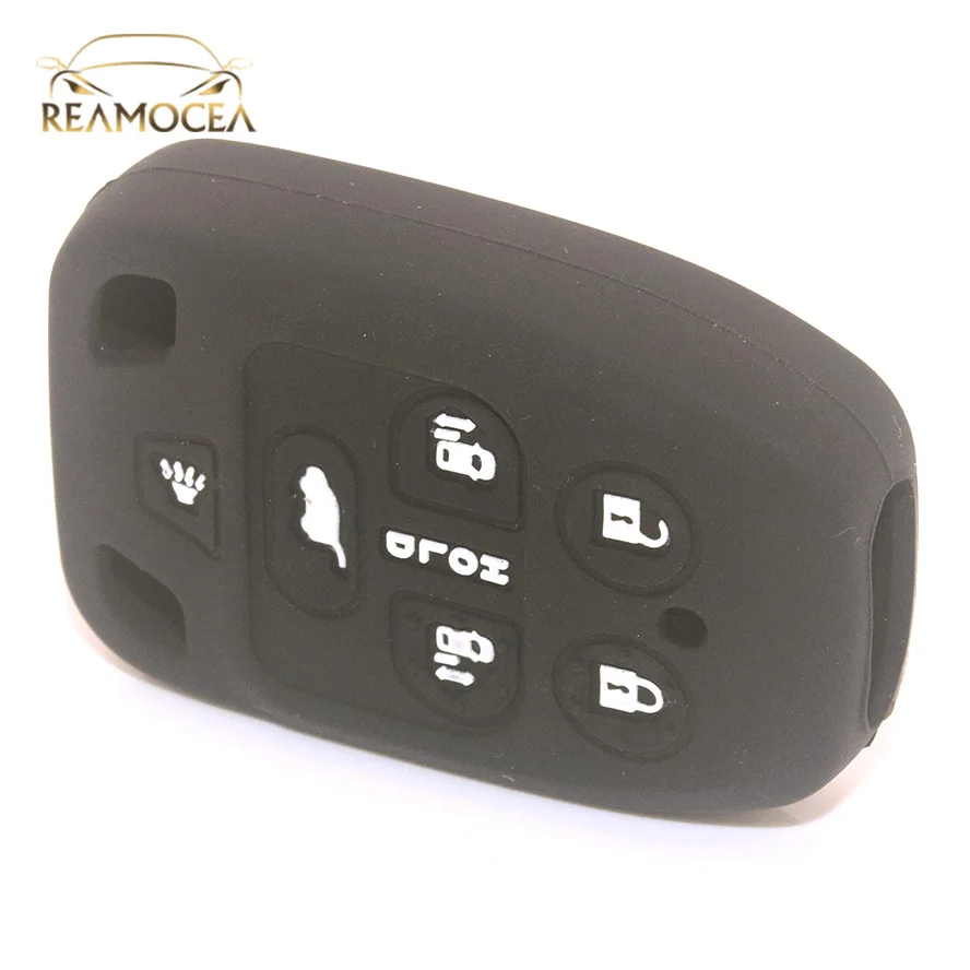 Reamocea 6 Buttons Car Silicone Remote Flip Key Cover Case Holder Fob Shell Fit For Honda Odyssey 2011 2012 2013 2014 | Автомобили и