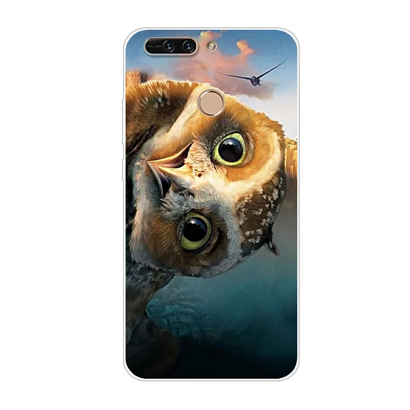 Чехол для телефона huawei Honor 6A 6X 6C Pro Мягкий Силиконовый ТПУ милый кот с рисунком 5C 5A