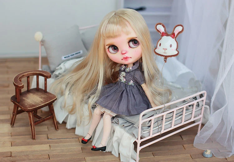 BJD куклы парики молочно Золотые длинные волнистые волосы для 1/3 1/4 1/6 имитация
