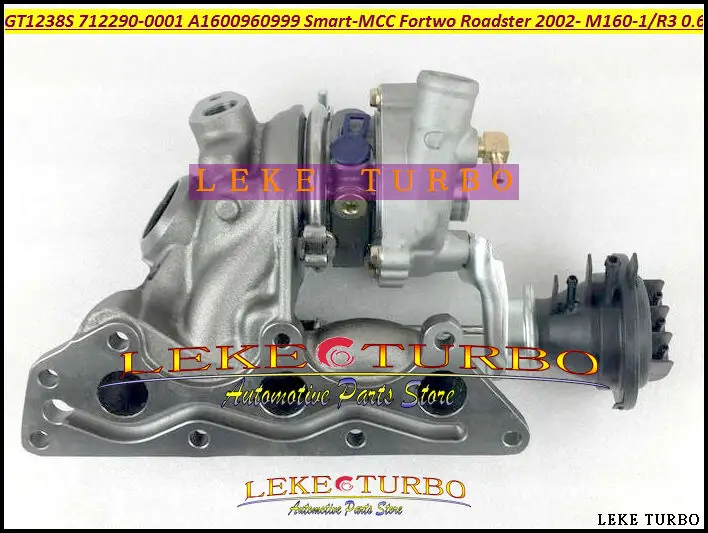 GT1238S 712290 5001S A1600960999 турбо для Smart MCC Fortwo Roadster 2002 06 M160 1 M160R3 3 Cyl 0.6L бензин|turbo turbo turbo|turbo
