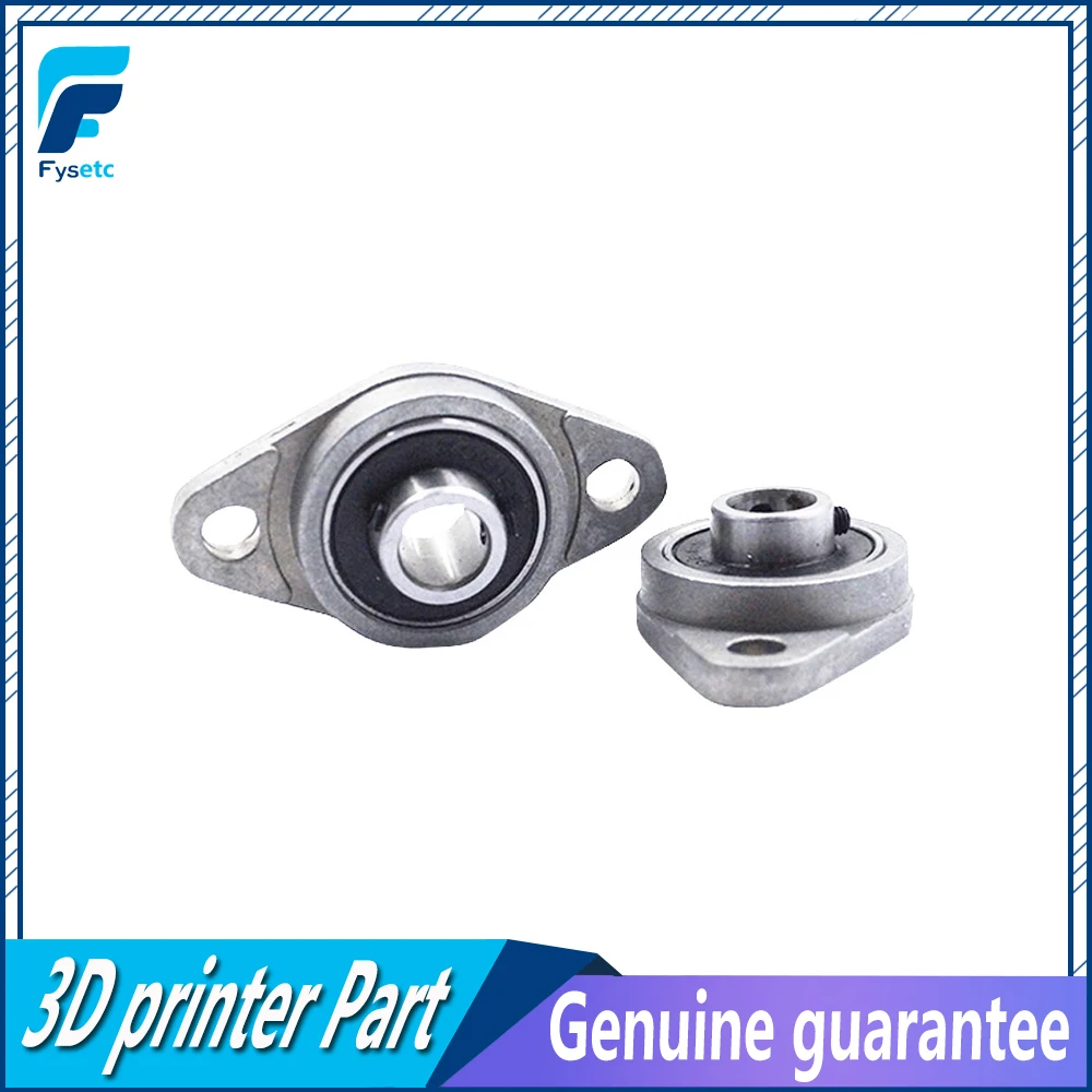 

4 pcs/lot KFL08 Bearing Bracket For Trapezoidal T8 Lead Screw 3D Printers Parts Mounted Stand Part Stainless Steel Support