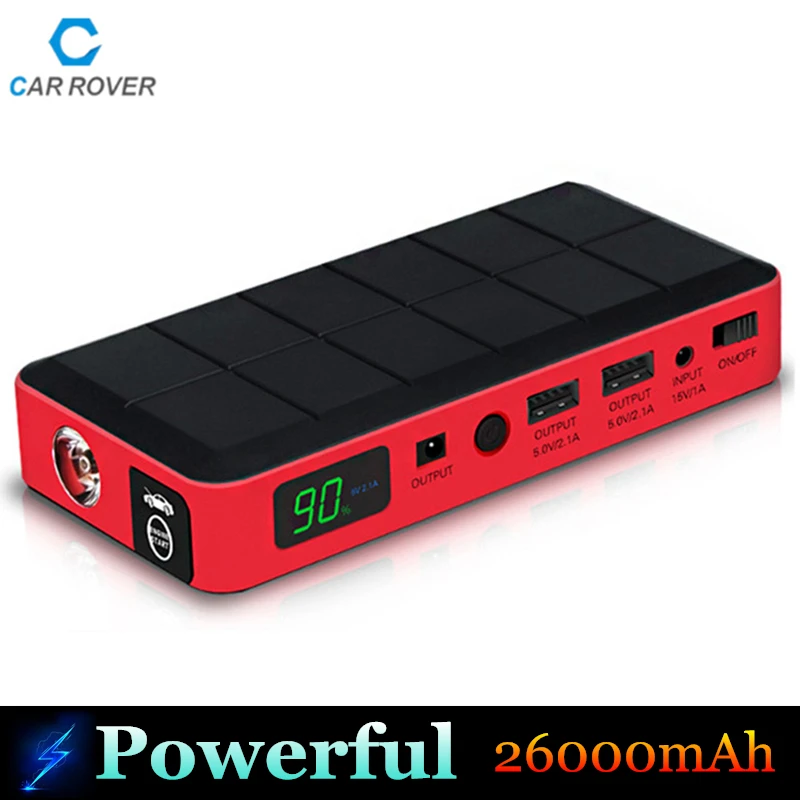 Высокое качество Мобильный портативный мини-прыжок стартер 26000 мАч