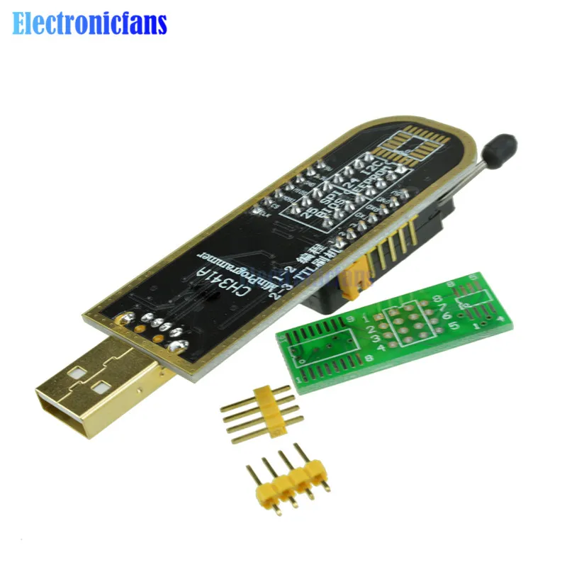 USB программатор CH341A серия 24 EEPROM Writer 25 SPI Flash BIOS плата модуль к TTL 5 в 3 Автоматическая - Фото №1