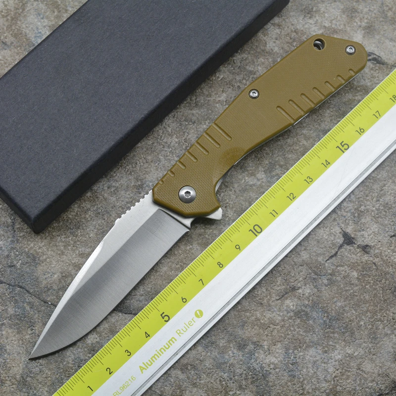 Новый складной нож Tuan Yu Flipper D2 blade G10 Ручка для кемпинга и охоты карманные