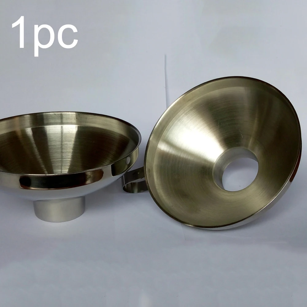 Кухня гаджеты еда фильтр воронка портативный может серебро широкий из