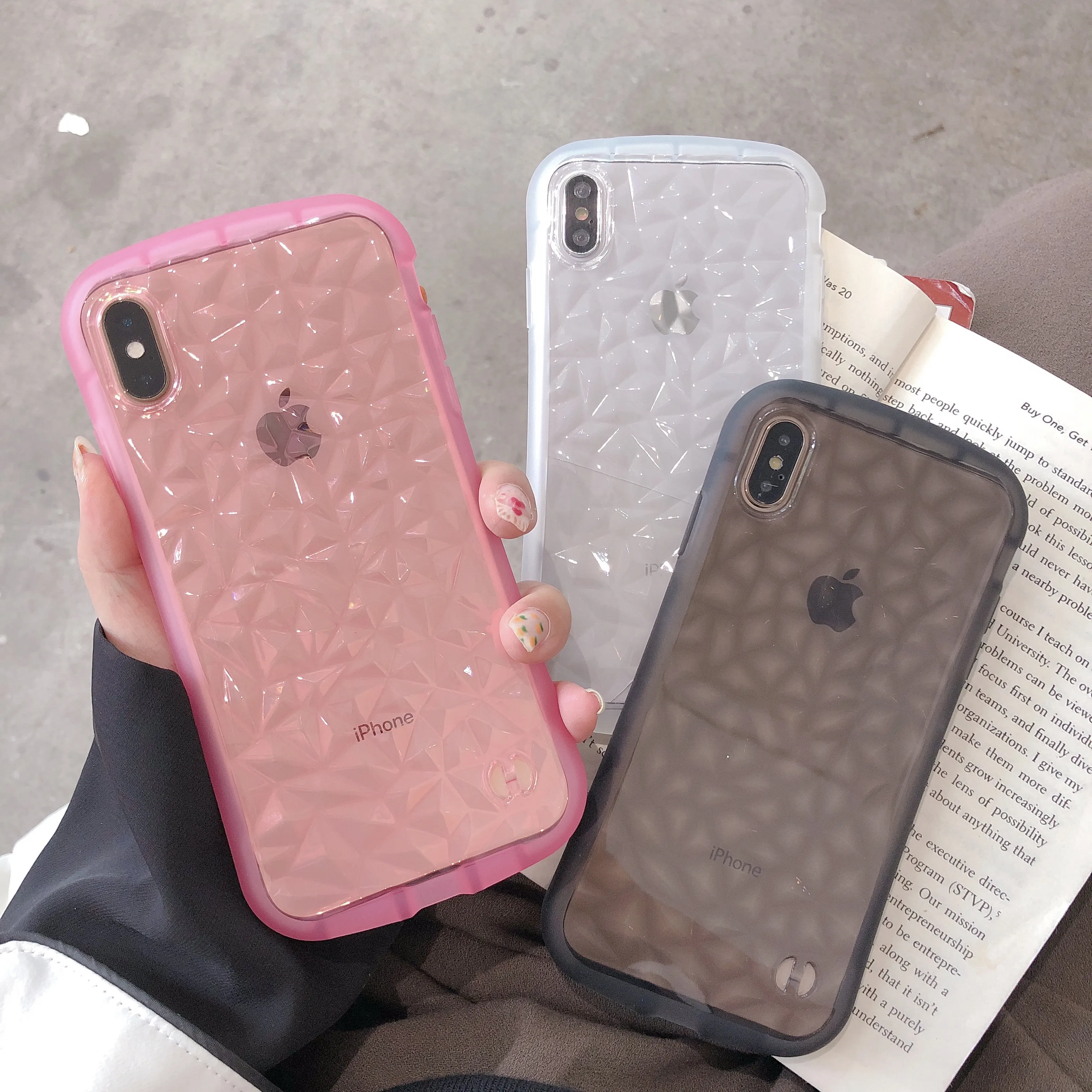 Роскошный силиконовый чехол для iphone X XR XS MAX 7 8 6 6S Plus прозрачный противоударный