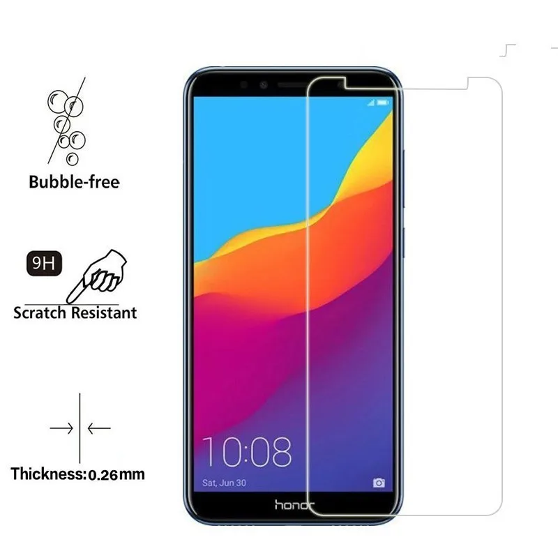 Защитное стекло для honor 7a Honor 7x 7c 7 7i Защита экрана Huawei закаленное 9H защитная
