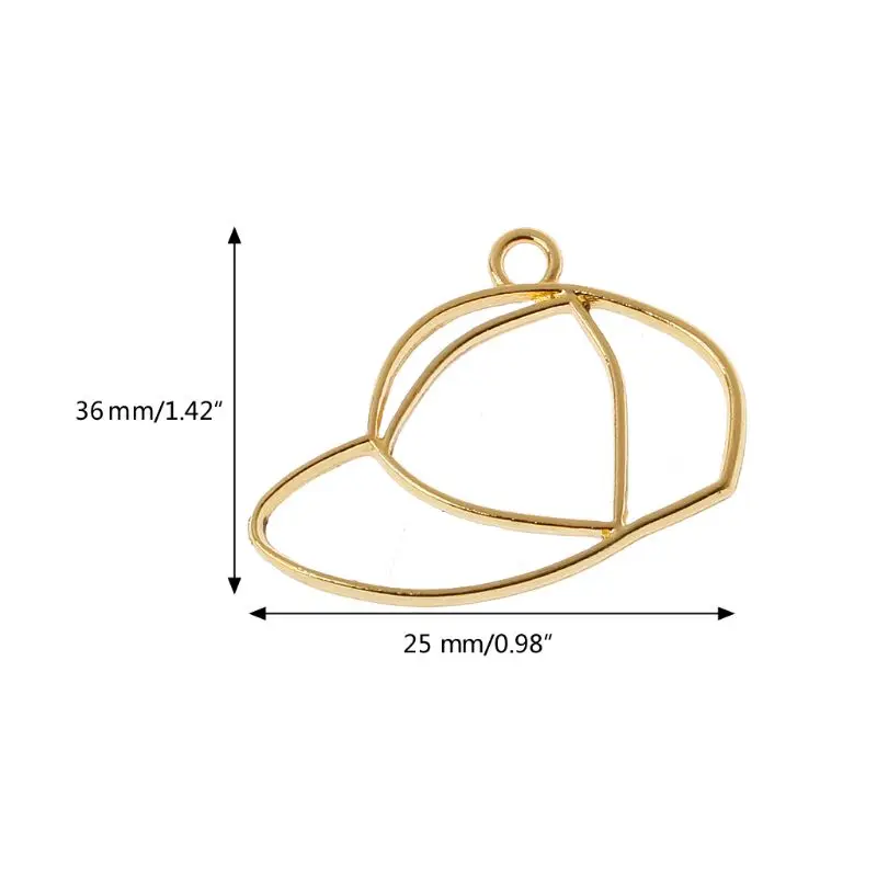 5 шт форма колпачка пустая Подвеска DIY рамка из смолы открытые оправы установка