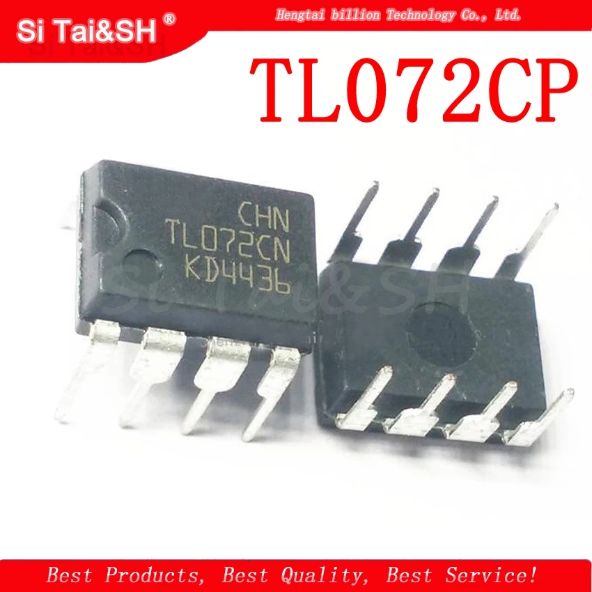 10 шт. TL072CP DIP8 TL072 DIP TL072CN DIP-8 новое и оригинальное IC двойной операционный усилитель