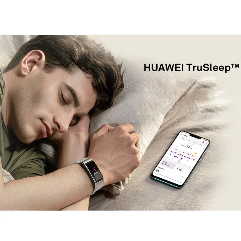 Huawei TalkBand B5 Talk Band B5 Bluetooth Смарт-браслет спортивные браслеты сенсорный AMOLED экран вызов наушники пульсометр