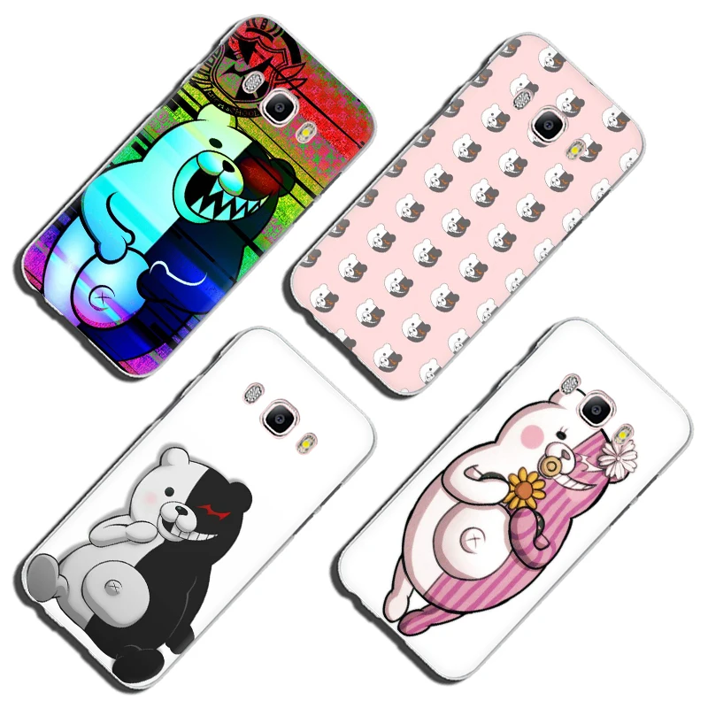 Жесткий чехол для телефона Danganronpa Monokuma Samsung Galaxy J1 J2 J3 J5 Prime J6 J7 US EU версия|Бамперы| |