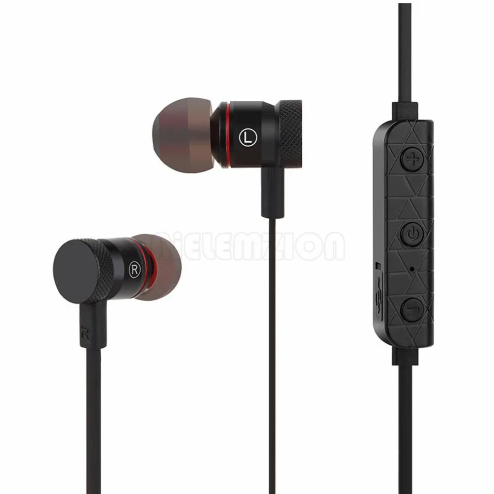 Спортивные магнитные наушники-вкладыши AiELEMZION M9 Bluetooth CSR 4 1 с микрофоном