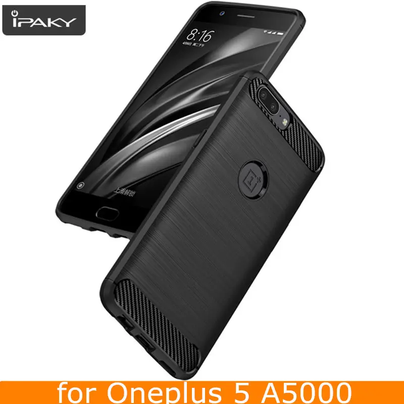 Чехол для OnePlus 5 оригинальный IPAKY силиконовый гибридный защитный чехол из