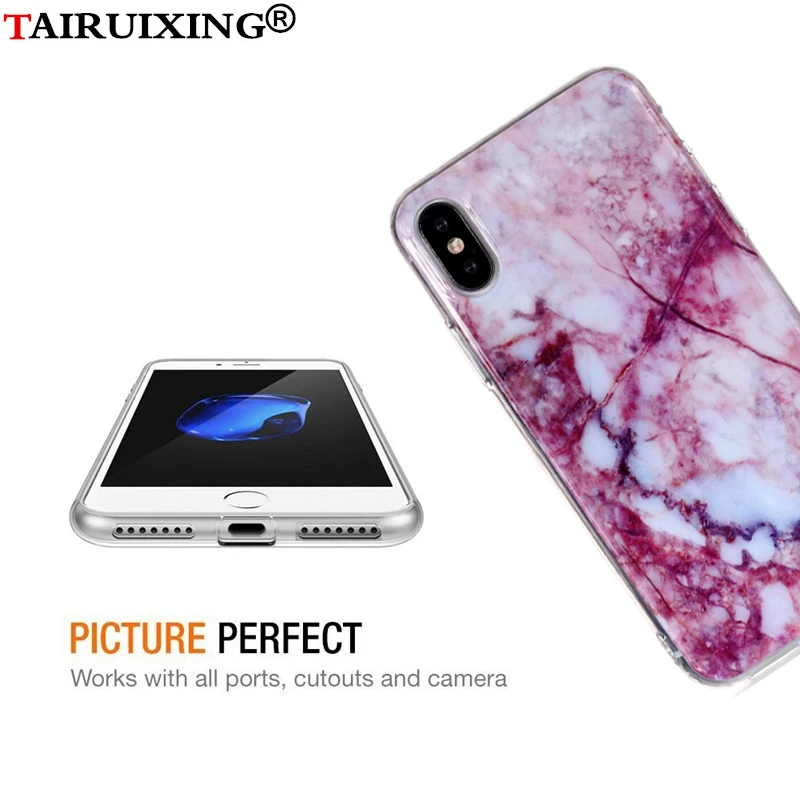 Силиконовая мраморная Оболочка ТПУ задняя крышка для Huawei P20 Pro P8 P9 P10 Lite 2017 Mate 10 9 20 RS