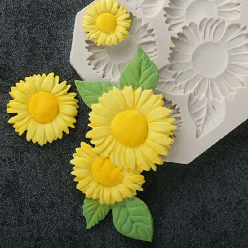 Силиконовая форма с хризантемой для помадки инструменты украшения торта формы