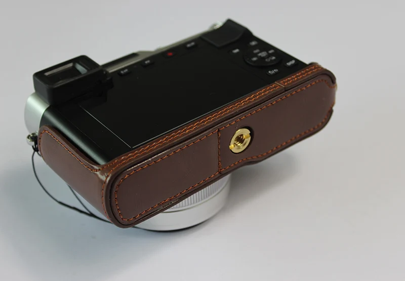 PU Leather case Half Body Set Camera Bag cover For Leica D-LUX 7 D-LUX7 LUX-7 D7 D-LUX TYP109 With Battery Opening