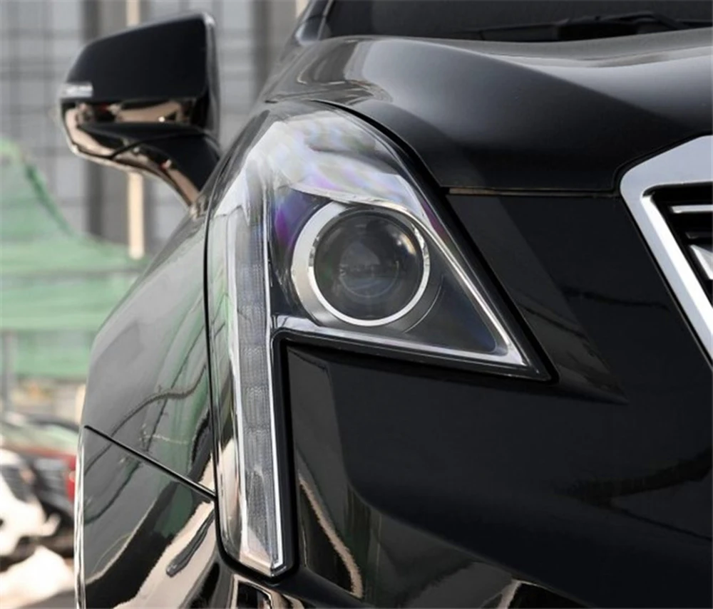 Для Cadillac XT5 ATS CTS XTS SRX SLS Автомобильные фары прозрачные линзы Авто оболочка Крышка