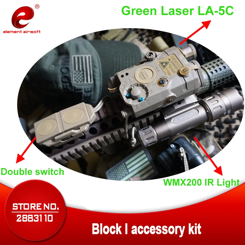 Element Airsoft PEQ 15 Тактический Инфракрасный Flas светильник WMX200 PEQ Красный ИК лазерный Armas охотничий светильник Softair оружейный пистолет светильник PEQ-15