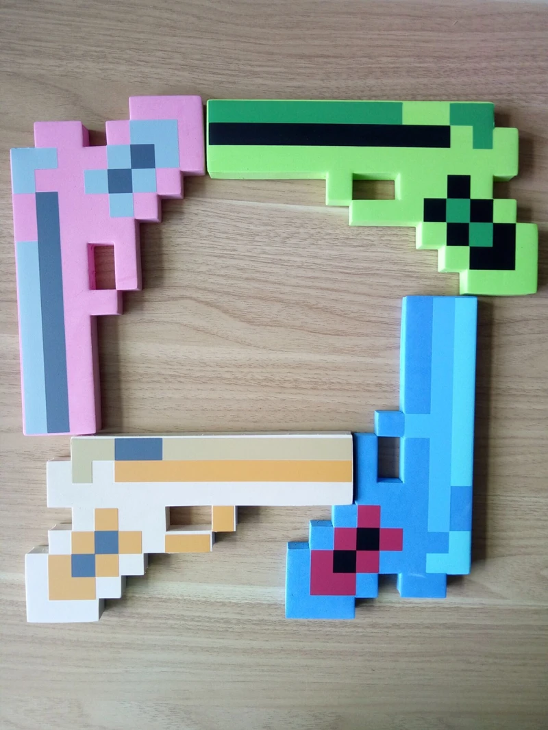 2019 Новый игрушки Minecraft Пена Алмазный пистолет EVA подарочные модельные для детей