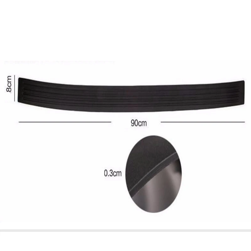 Жеребенок из горящей резины Задний защитный бампер протектор Накладка