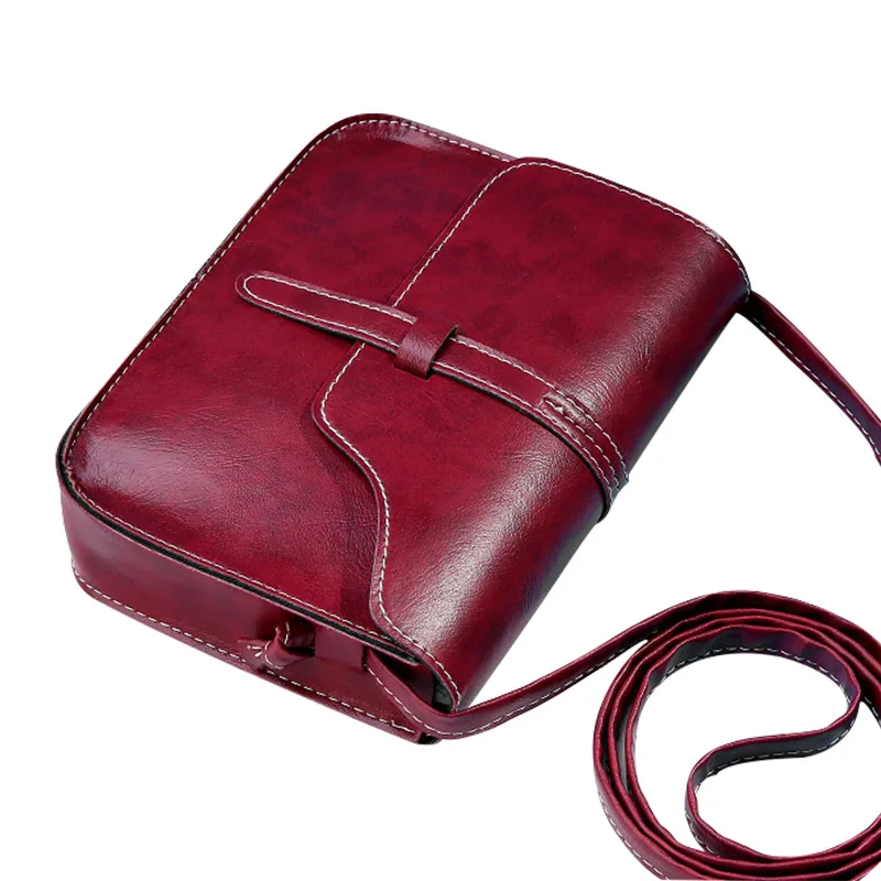 Из искусственной кожи маленькие сумки через плечо Женская однотонная