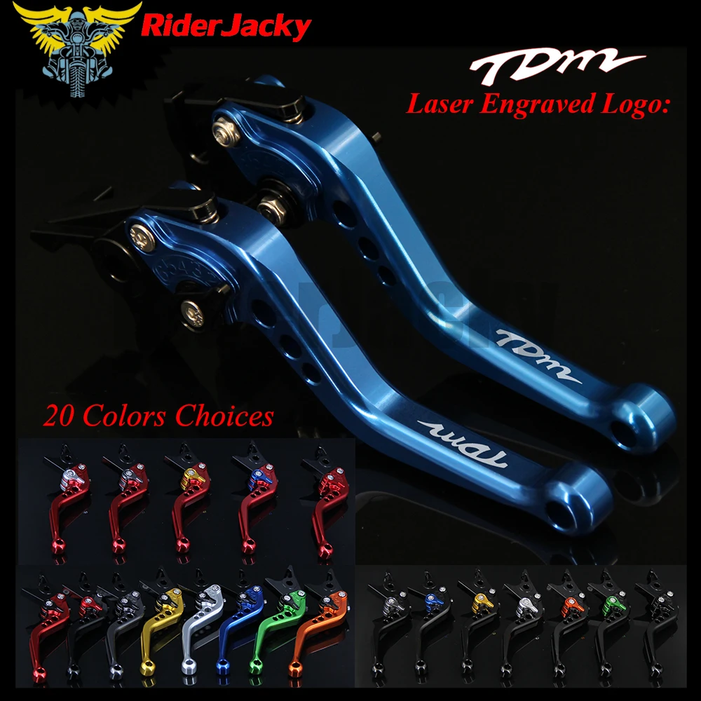 RiderJacky CNC регулируемые 14 7 см короткие рычаги тормозной муфты для Yamaha TDM 850 TDM850 1991 2002