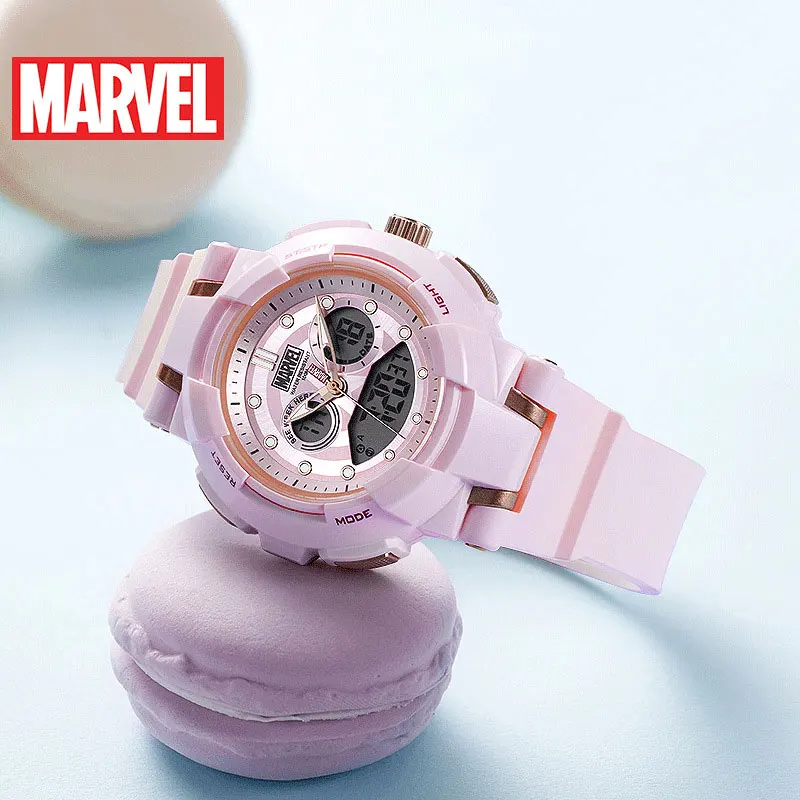 Женские спортивные часы MARVEL водонепроницаемые цифровые наручные светодиодный