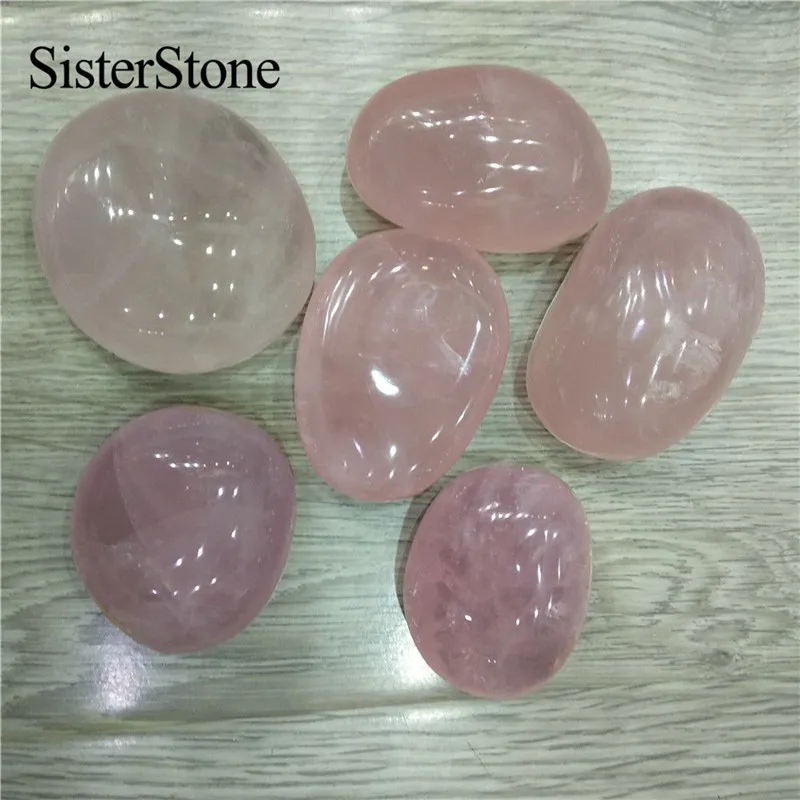 Rose crystal Кварцевый кристалл пальмовые камни и минералы Рейки Исцеление мадагаскарский драгоценный камень в подарок - Цвет: Rose crystal