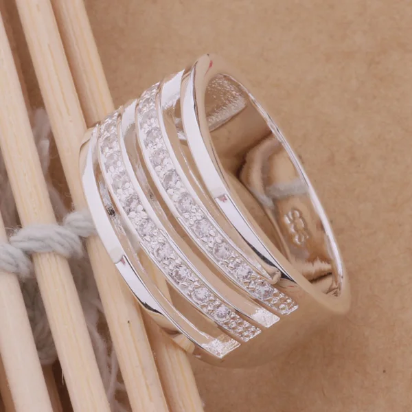 AR327 серебряное цветное кольцо модное ювелирное изделие хорошо