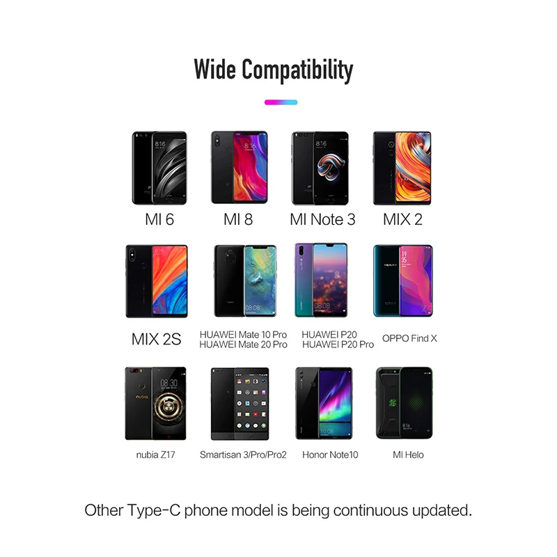 Аудиокабель-адаптер типа C-3 5 мм с разъемом ROCK USB AUX Наушники OTG для Huawei mate 20 P30 pro Xiaomi