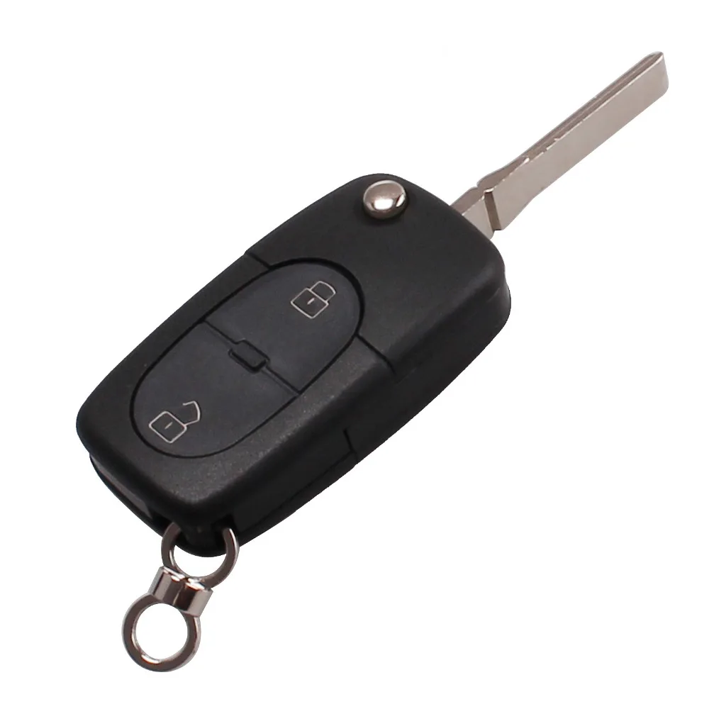 Для старого VW Golf Polo Jetta Passat 2 кнопки откидная оболочка ключа дистанционного