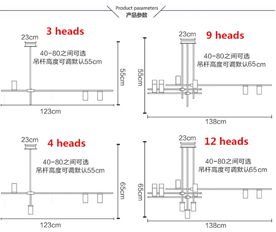 Скандинавский пост современный потолочный светильник креативный