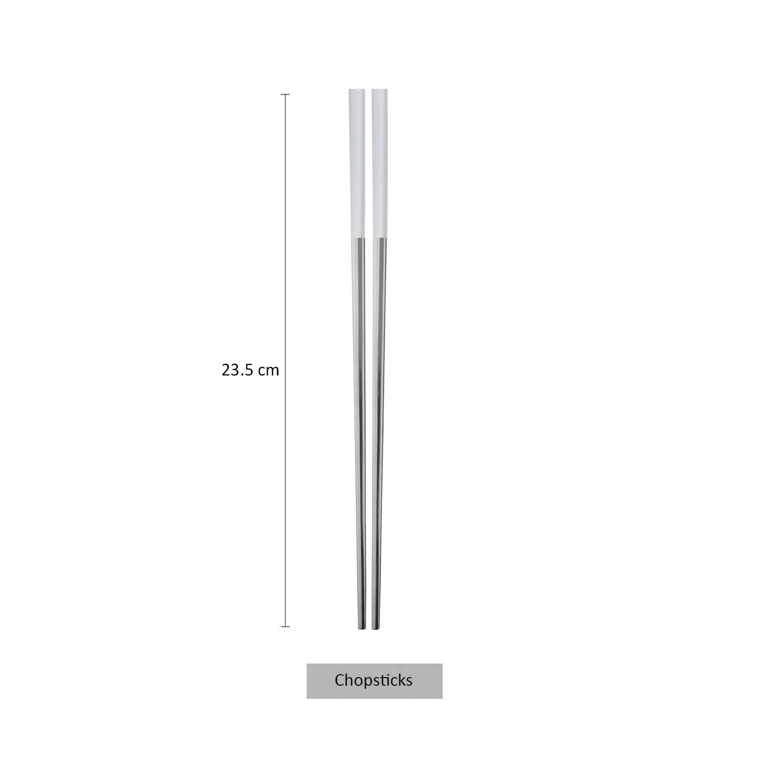 Chopsticks Корейский набор столовых приборов 304 из нержавеющей стали, набор столовых приборов, портативная посуда из серебра белого цвета, нож, вилка, ложка, палочки для еды, столовый набор - Цвет: Chopsticks
