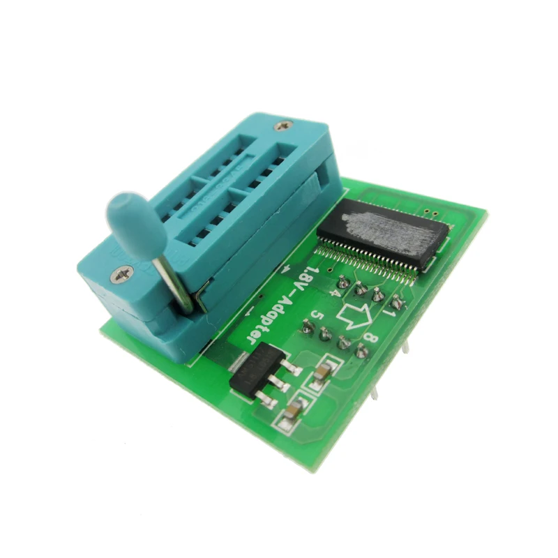 5 шт., адаптер 1,8 в для материнской платы, 1,8 в, SPI Flash SOP8, DIP8, W25, MX25, используется на программаторах TL866CS, TL866A, EZP2010, EZP2013, CH341