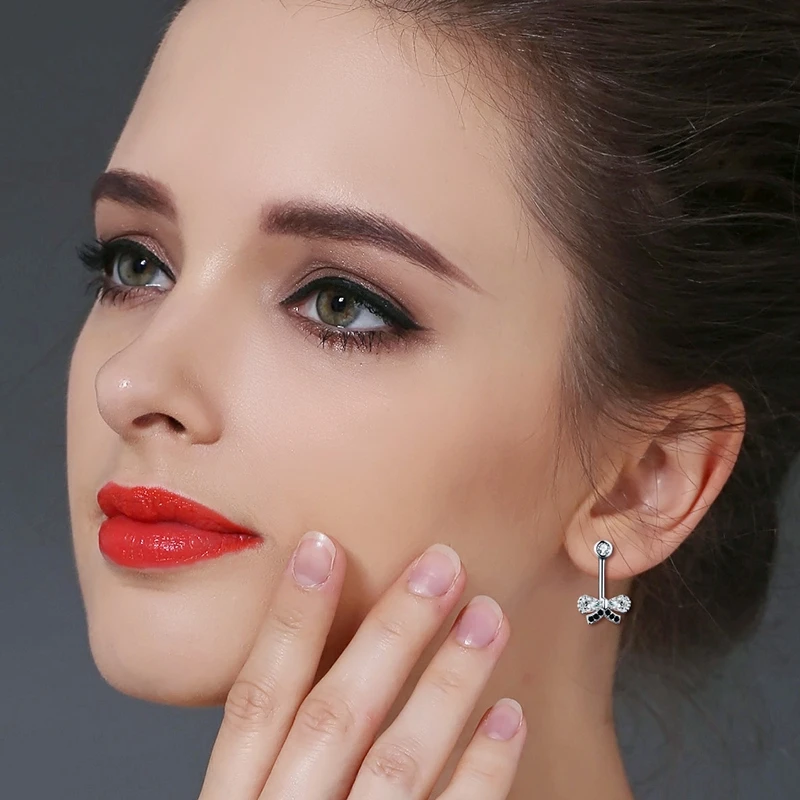 Женские серьги гвоздики из серебра 1 8 пробы 925 г|stud earrings|earrings forearrings for women |