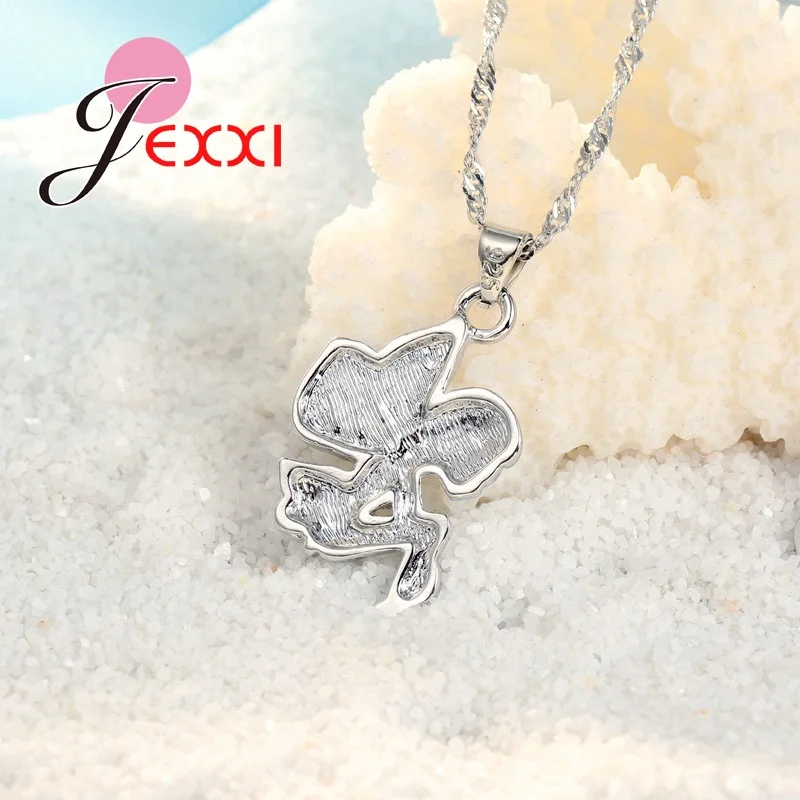 Женский комплект из колье и серёг серебра 925 пробы|jewelry sets|earrings necklace jewelry setearrings