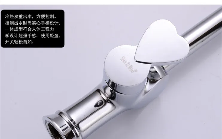 Бесплатная доставка хромированный смеситель для ванной комнаты с рычагом apple