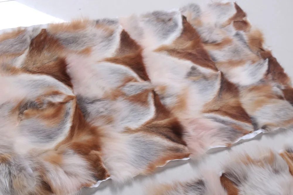 Коврик из меха Красной лисы одеяло натурального Лисьего пластина меха|fur plate|fox fur