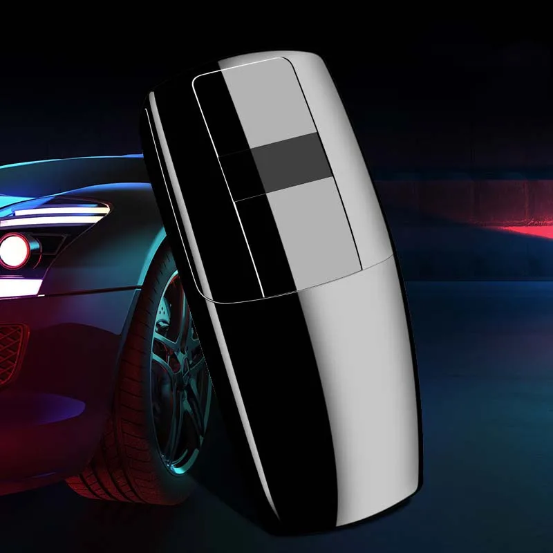 black Модная Зажигалка Ветрозащитная зарядка через Usb двойная дуговая зажигалка с дисплеем питания кнопочный переключатель электронные зажигалки принадлежности для курения - Цвет: black