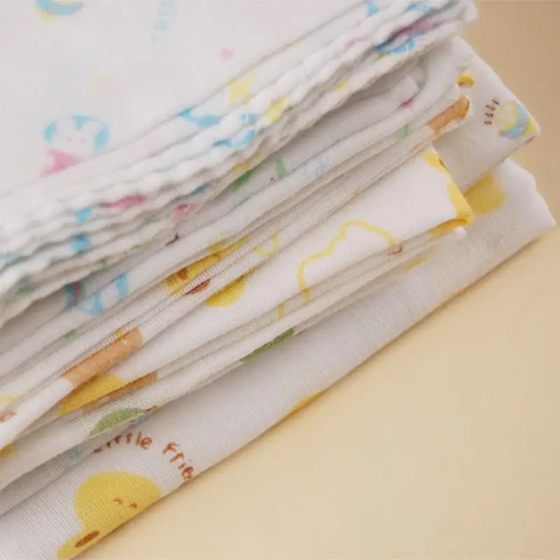 1Pcs Baby NewBorn Boys Girls Gauze Muslin Square Cotton Feeding Bath Handkerchief Wash Cloths Bibs Towel | Дом и сад
