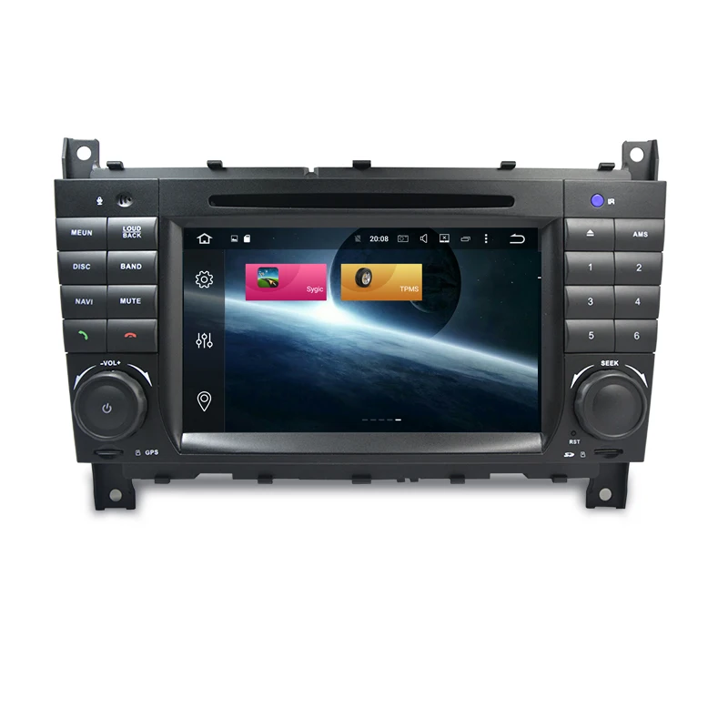 Автомобильный DVD-плеер с GPS Android 10 0 авто стерео для Mercedes Benz W203 W209 W219 C180 C200