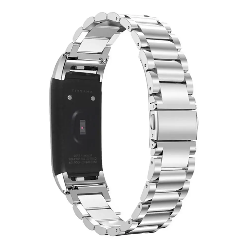 steel silver Сменный ремешок для Huami Amazfit Cor Midong, умный браслет, кожаный, металлический, Милан, нержавеющая сталь, только ремешок для Amazfit Cor - Цвет: steel silver