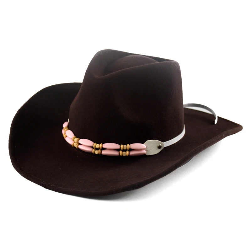 CCMHAT Black Cowboy Hats For Men Winter 100% Wool Casual Western Adults Cowboyhoed Solid Cowboys | Аксессуары для одежды