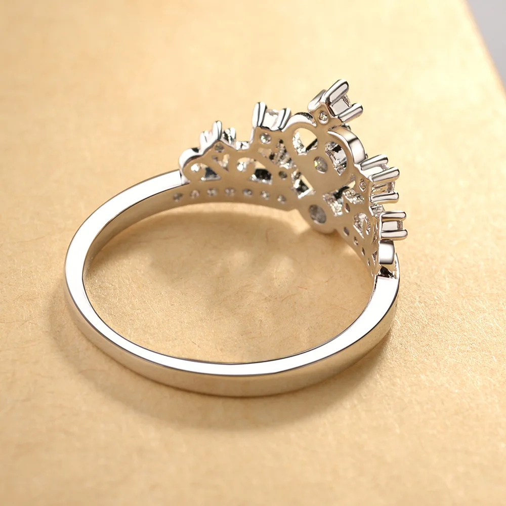 Новинка 2017 модное ювелирное изделие великолепное кольцо с короной для женщин