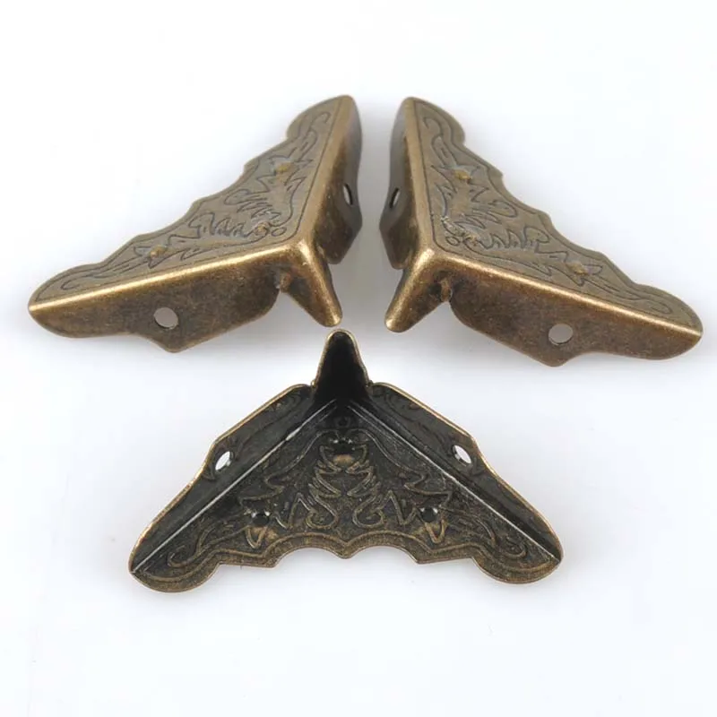 10 шт. коричневые металлические Альбомы для книг угловые протекторы коробки