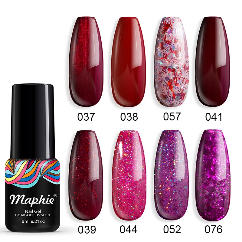 KIT 03 Maphie 8 шт./лот температура УФ-гель для ногтей термо Хамелеон Led лак для ногтей наборы Полупостоянный блеск гель лак Эмаль - Цвет: KIT 03