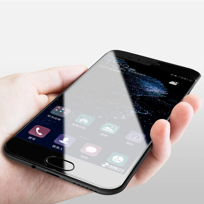 2.5D 9 H закаленное Стекло для huawei P8 P9 lite взрывозащищенный Экран протектор p10 mate 10 pro