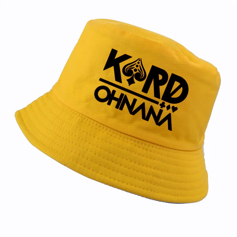 Цвет: желтый Kpop KARD Oh NaNa альбом не напоминать логотип K.A.R.D печать K-pop Кепка harajuku ведро Мужские Женские шапки Рыбацкая шляпа Панама - Цвет: Цвет: желтый