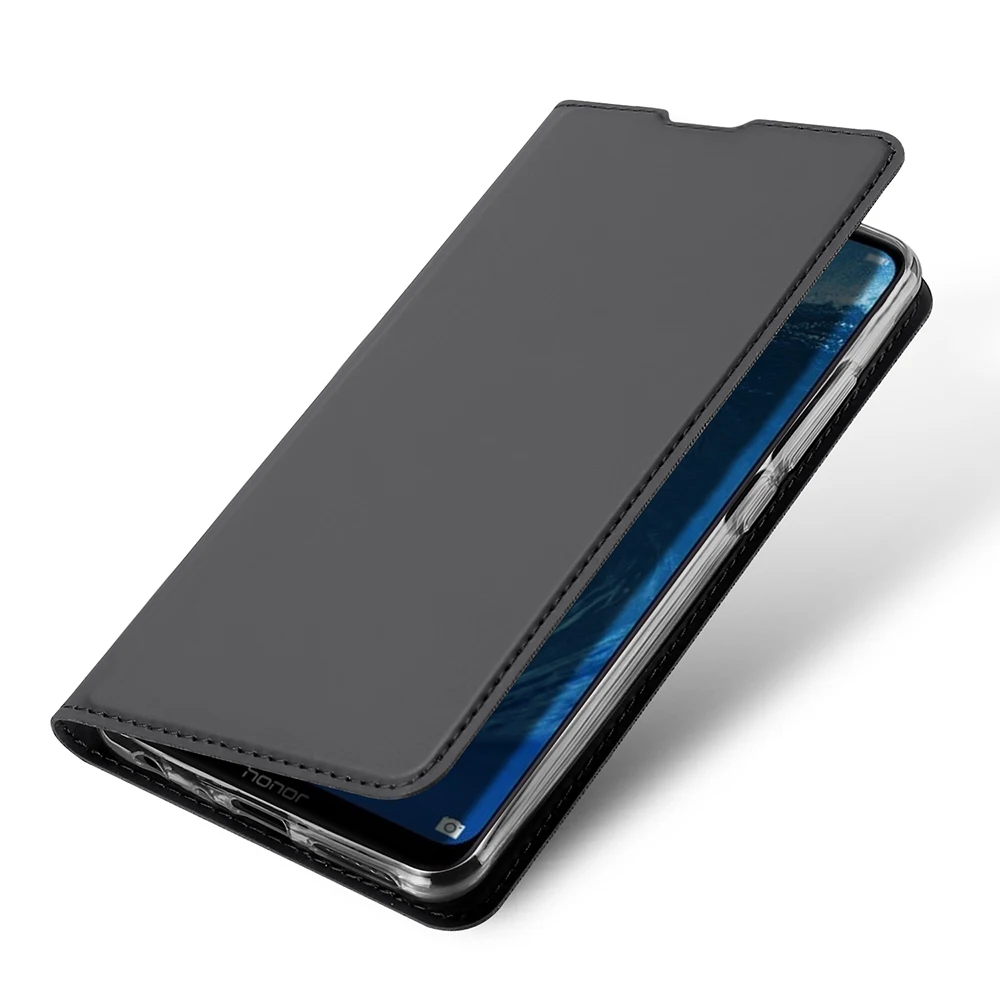 DUX DUCIS искусственная кожа флип чехол для huawei honor 8X Роскошные карты бумажник